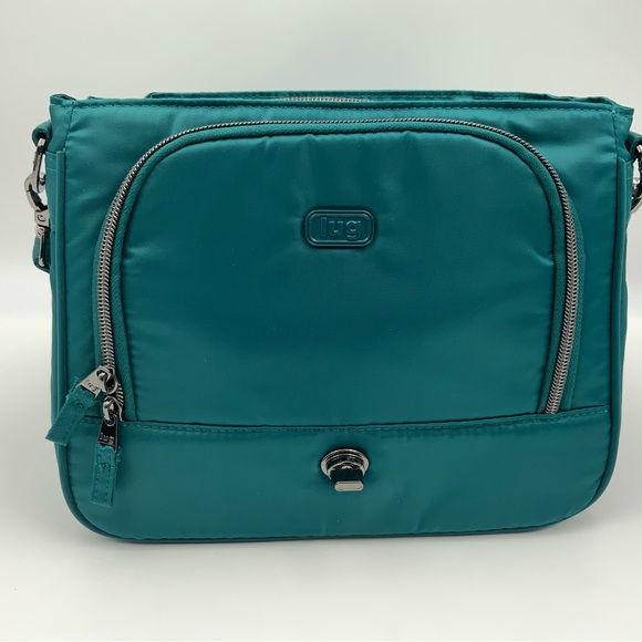 Lug Presto Emerald Bubble Quilted Crossbody With RFID Blocking. - Picture 3 of 9